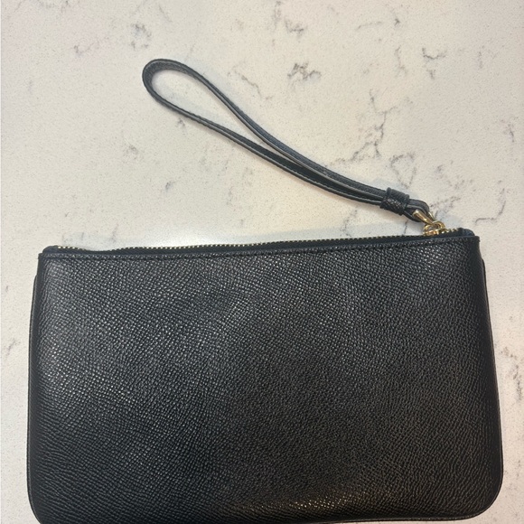 Coach Black Textured Wristlet - Picture 3 of 7